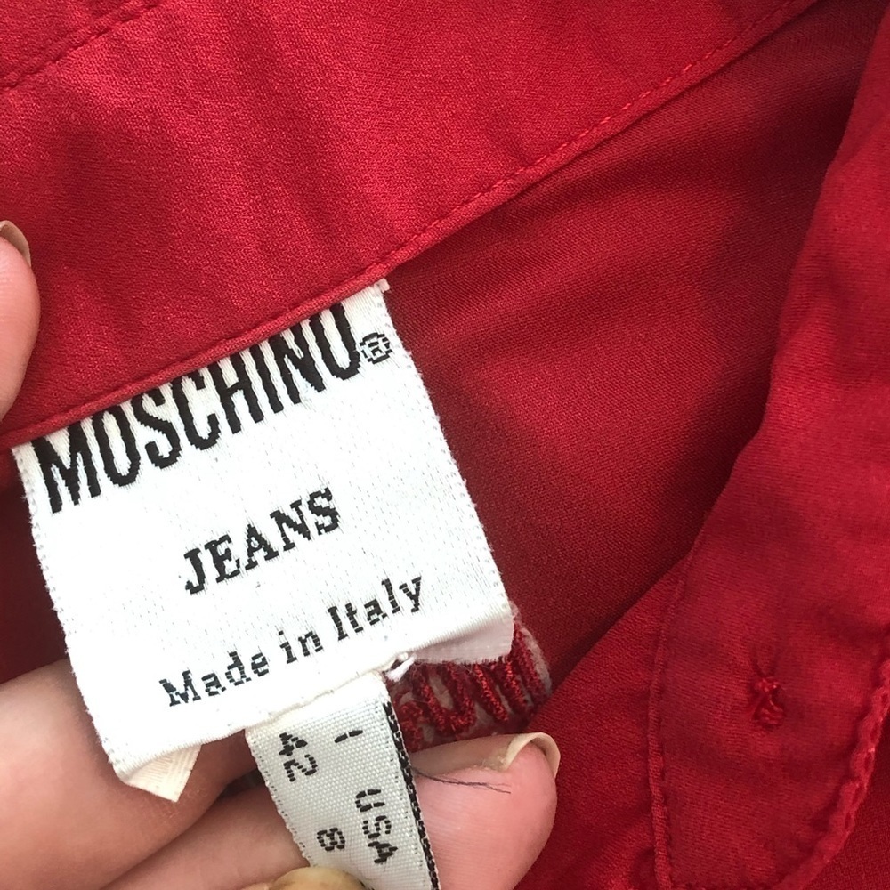 Vintage Moschino Jeans Top Size 8 - Picture 9 of 14